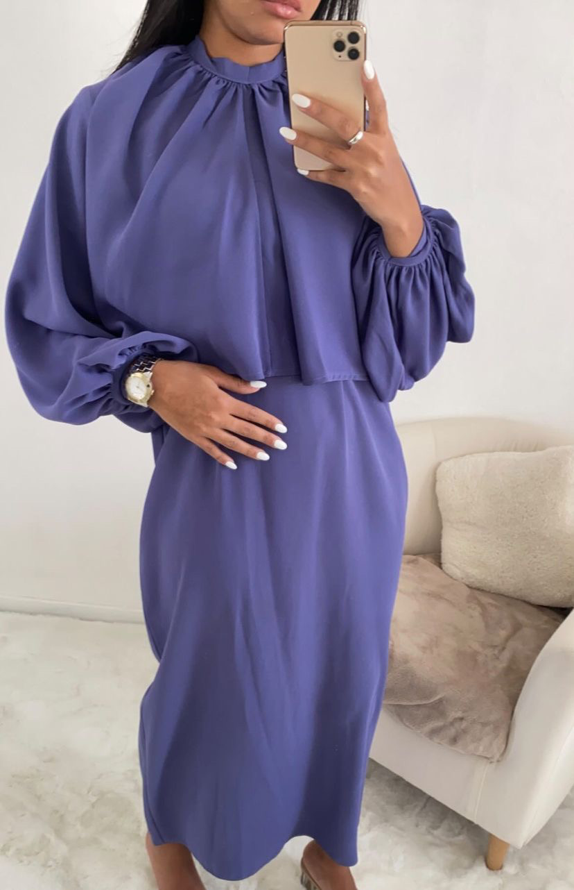 Abaya violette AC Collection